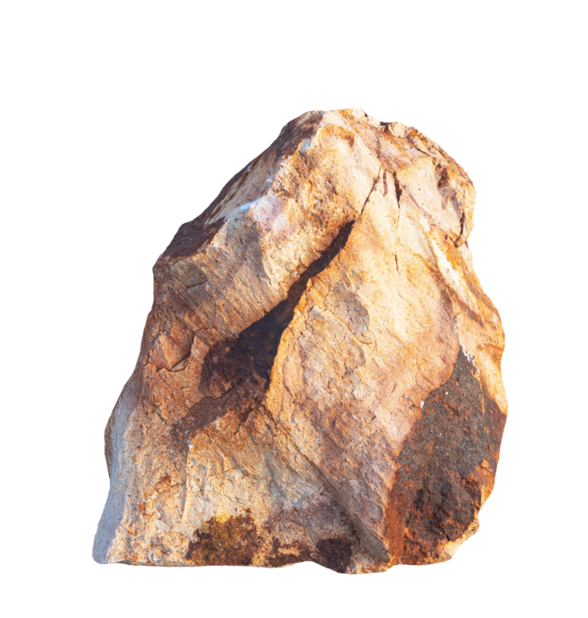 Ryolit R35 kusový kámen / lomový kámen