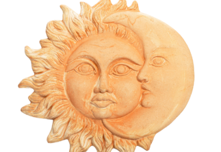 Slunce a měsíc dekorace